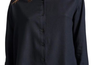 Πουκάμισο Μακρυμάνικο Funky Buddha Από Βισκόζη FBL010-100-05-BLACK Γυναικείο - Funky Buddha - 