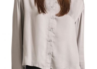 Πουκάμισο Μακρυμάνικο Funky Buddha Γυναικείο Πουκάμισο FBL010-110-05-GREY Γυναικείο - Funky Buddha - 