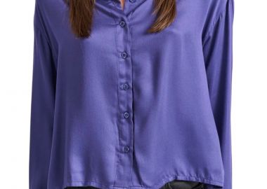 Πουκάμισο Μακρυμάνικο Funky Buddha Γυναικείο Πουκάμισο FBL010-110-05-IMPERIAL PURPLE Γυναικείο - Funky Buddha - 