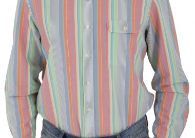 Πουκάμισο Μακρυμάνικο Gant Malibu Oxford Madras 343430-110 Ανδρικό - Gant - 