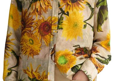 Πουκάμισο Μακρυμάνικο Gant Rel Cot Silk Sunflower Print 4300205-270 RYE Γυναικείο - Gant - 