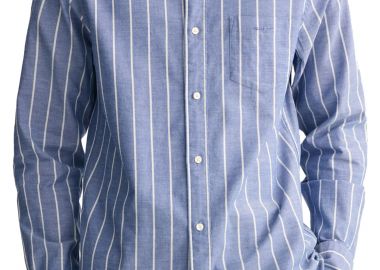 Πουκάμισο Μακρυμάνικο Gant Ριγέ 3G3230057-471 PILOT BLUE Ανδρικό - Gant - 