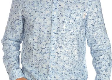 Πουκάμισο Μακρυμάνικο Guess LS Collins Aop M3GH69WFDX0-P41L Ανδρικό - Guess - 