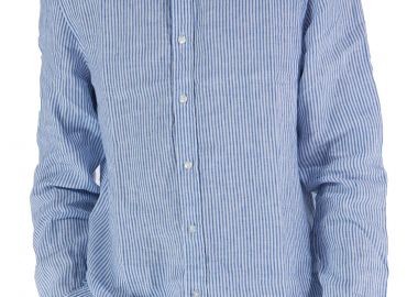 Πουκάμισο Μακρυμάνικο Guess Nautical Stripe Linen M3GH29WFA00-F73J Ανδρικό - Guess - 