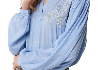 Πουκάμισο Μακρυμάνικο Mexx Blouse with chest embroidery MF006102241W-Lavender Γυναικείο - Mexx - 