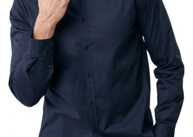 Πουκάμισο Μακρυμάνικο Mexx BOB Basic TU1501033M-Navy Ανδρικό - Mexx - 