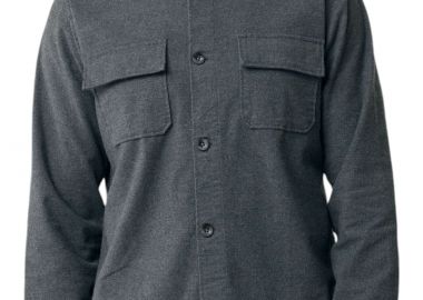 Πουκάμισο Μακρυμάνικο Mexx Overshirt With Pockets AP1530036-01M-Anthracite Melee Ανδρικό - Mexx - 