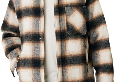 Πουκάμισο Μακρυμάνικο Mexx Padded Checked Shirt Jacket MF006400243M-OFF WHITE Ανδρικό - Mexx - 