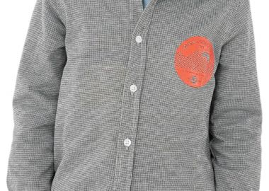 Πουκάμισο Μακρυμάνικο Mexx Ζακάρ CM1517016B-Dark Grey Αγόρι - Mexx - 