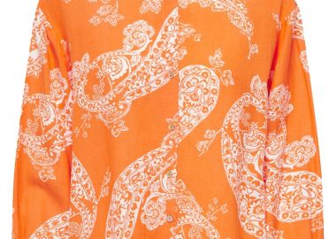 Πουκάμισο Μακρυμάνικο Only Onlbella Linen 15289378-Orange Peel Γυναικείο - Only - 