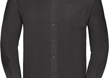 Πουκάμισο Μακρυμάνικο R-932M-0 Russell Oxford Classic Fit Black - Russell - 