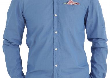 Πουκάμισο Μακρυμάνικο Scotch & Soda Crsipy Poplin 1401-02.20052-B Ανδρικό - Scotch & Soda - 
