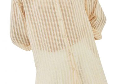 Πουκάμισο Μακρυμάνικο Silvian Heach Houndoom PGP22494CA-CREAM Γυναικείο - Silvian Heach - 