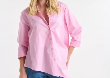 Πουκάμισο Με Ασύμμετρο Τελείωμα -  - 