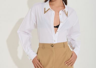 Πουκάμισο Με Χρυσή Λεπτομέρεια DEJAVU -  - 