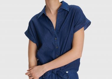 Πουκάμισο με εφέ denim - 5206634949639 -  - 