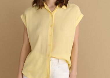 Πουκάμισο μονόχρωμο με κουμπιά - 5206634942845 -  - 