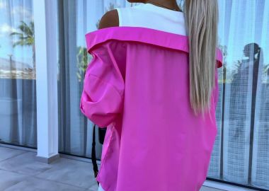 Πουκάμισο Μπλούζα Admi Φουξ - Amelie's - 