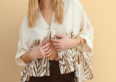 Πουκάμισο oversized με τύπωμα - 5206634947444 -  - 