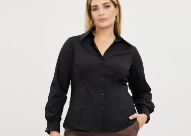 Πουκάμισο ποπλίνα basic - MAT FASHION - 