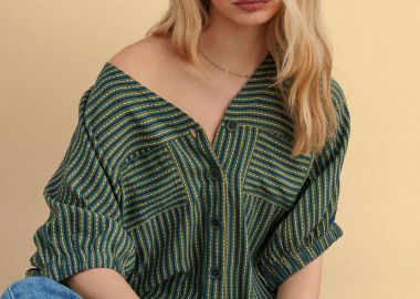 Πουκάμισο ριγέ με τσέπες - 5206179088589 -  - 