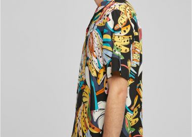 Πουκάμισο Viscose AOP Resort TB4150-04603 Urban Classics toucans - Urban Classics - 