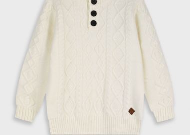 Πουλόβερ - Εκρού 13-125004-6 - energiers - 