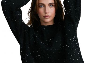 Πουλόβερ 24 Colours Οβάλ Λαιμόκοψη 41208B-BLACK Γυναικείο - 24 Colours - 