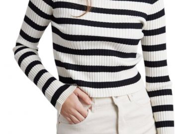 Πουλόβερ 24 Colours Ribbed & Striped 41148a-BLACK Γυναικείο - 24 Colours - 