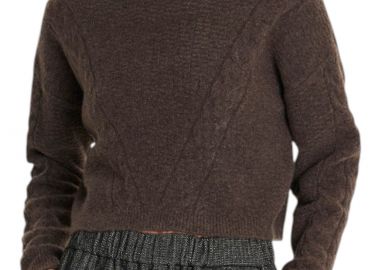 Πουλόβερ Ale Πλεκτή Ζιβάγκο 8P22926-CAPPUCCINO Γυναικείο - Ale - 