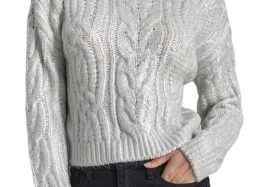 Πουλόβερ DKNY Foil Print Chunky Cable DJ4R0400-IYS Γυναικείο - DKNY - 