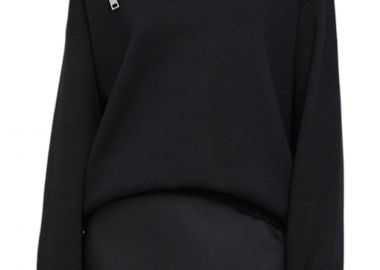 Πουλόβερ DKNY Zip Shoulder P3HSAK01-BLK Γυναικείο - DKNY - 