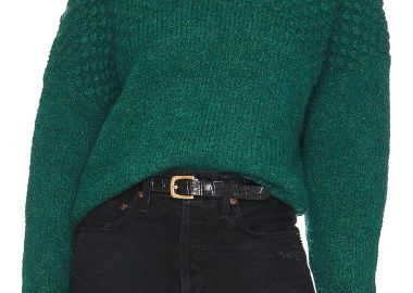 Πουλόβερ Free People Bradley OB1508649-EMERALD GREEN Γυναικείο - Free People - 