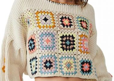 Πουλόβερ Free People Dahlia Crochet OB1626025-BONE Γυναικείο - Free People - 