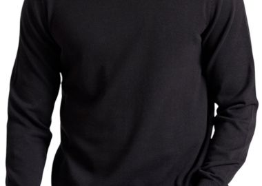 Πουλόβερ Funky Buddha Crew Neck - The Essentials FBM010-001-09-BLACK Ανδρικό - Funky Buddha - 