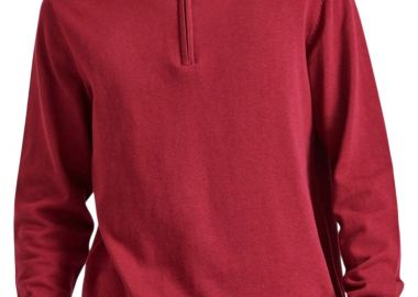 Πουλόβερ Funky Buddha Half Zip FBM010-003-09-BERRY MEL Ανδρικό - Funky Buddha - 
