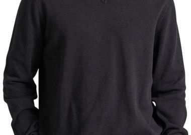 Πουλόβερ Funky Buddha Με V Λαιμόκοψη FBM010-002-09-BLACK Ανδρικό - Funky Buddha - 