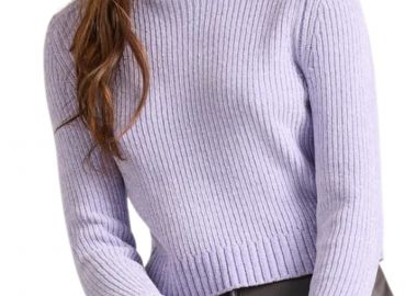 Πουλόβερ Funky Buddha Σενίλ Ζιβάγκο FBL010-107-09-LT LILAC Γυναικείο - Funky Buddha - 