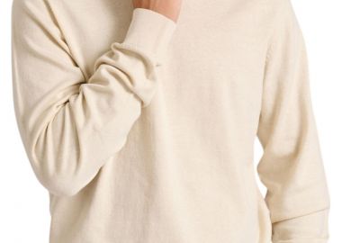 Πουλόβερ Funky Buddha Turtle Neck - The Essentials FBM010-005-09-CHALK MEL Ανδρικό - Funky Buddha - 