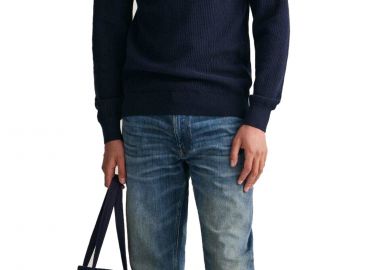 Πουλόβερ Gant Micro Cotton Texture C-Neck 8030168-433 Ανδρικό - Gant - 