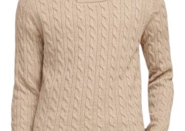 Πουλόβερ Jack & Jones Jprblucrash Knit Shawl Neck 12259704-Pure Cashmere Ανδρικό - Jack & Jones - 