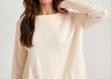 Πουλόβερ με στρογγυλή λαιμόκοψη - The essentials - FUNKY BUDDHA - 