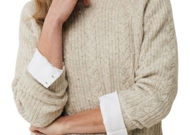 Πουλόβερ Mexx Embellished Knit Pullover MF006610843W-OFF WHITE Γυναικείο - Mexx - 