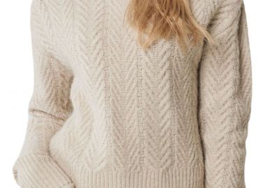 Πουλόβερ Mexx Knitted With Shoulderpleat Detail TH09128036W-Sand Γυναικείο - Mexx - 