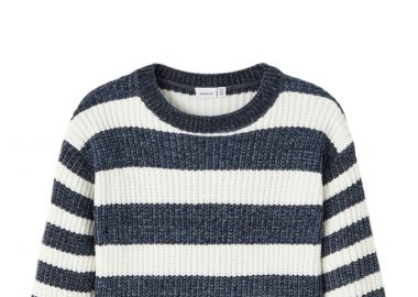 Πουλόβερ Name It Nijanna Short Knit 13221026-India Ink Κορίτσι - Name It - 