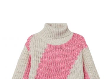 Πουλόβερ Name It Onina Roll Neck Knit 13221037-Pink Cosmos Κορίτσι - Name It - 