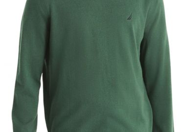 Πουλόβερ Nautica Ριμπ Λαιμόκοψη S47001-3TQ-RAIFRSTGRN Ανδρικό - Nautica - 