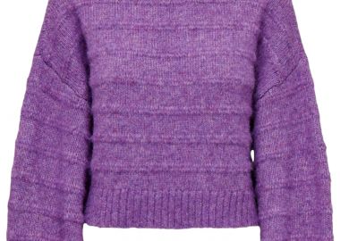 Πουλόβερ Only Celina Life Cropped O-Neck 15294807-Amaranth Purple Γυναικείο - Only - 