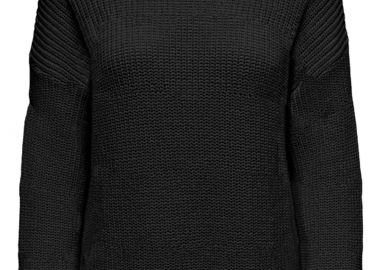 Πουλόβερ Only Onlbella Life High Neck 15279777-Black Γυναικείο - Only - 