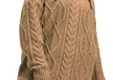 Πουλόβερ Ugg Raelee Cable Knit Sweater Long 1133131-CAM Γυναικείο - Ugg - 
